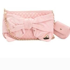 Exclusive Edition Juicy Couture Pink Quilted Bow Shoulder Bag